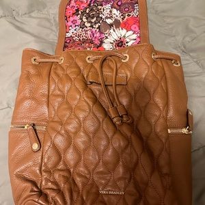 Vera Bradley leather backpack